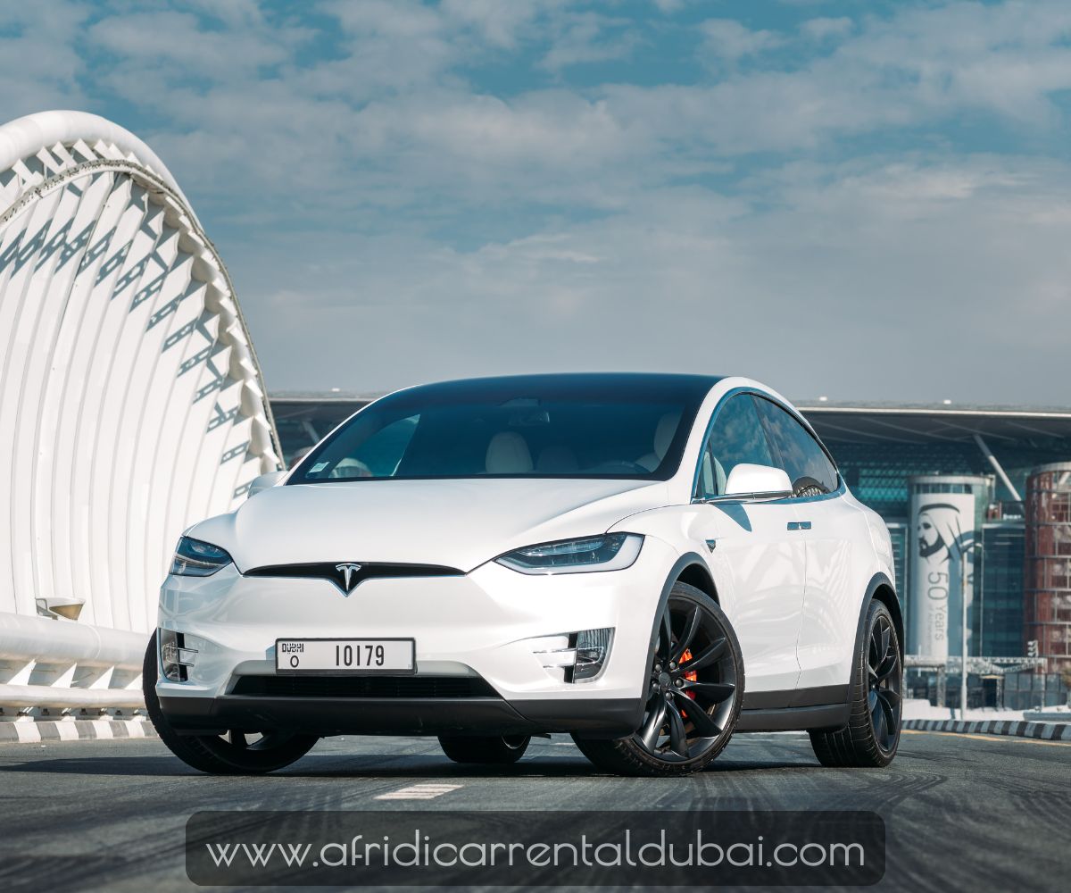 Tesla X white 2023